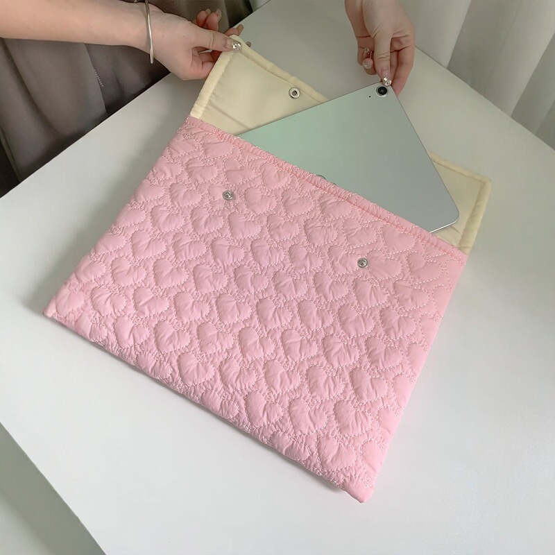 Niche Apple Tablet Notebook Cute iPad Computer Liner Bag Thickeneded Anti-Fall Computer Protective Cover
