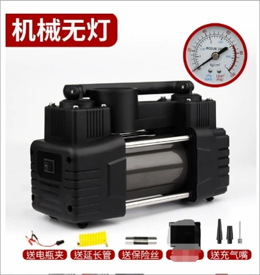 Car Tire Inflator Pump with Hava nasosu - pointer-without-light-true-double-cylinder-air-pump