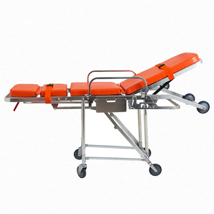 Chair Stretcher Aluminum Alloy Folding Stretcher Medical Emergency Rescue Stretcher Alloy Emergency Folding Simple Stretcher