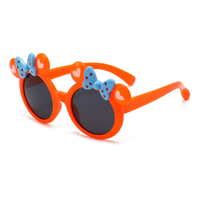 Gafas de Sol Infantiles de Dibujos Animados de Plástico, Protección UV400 para Protección Solar y Viajes