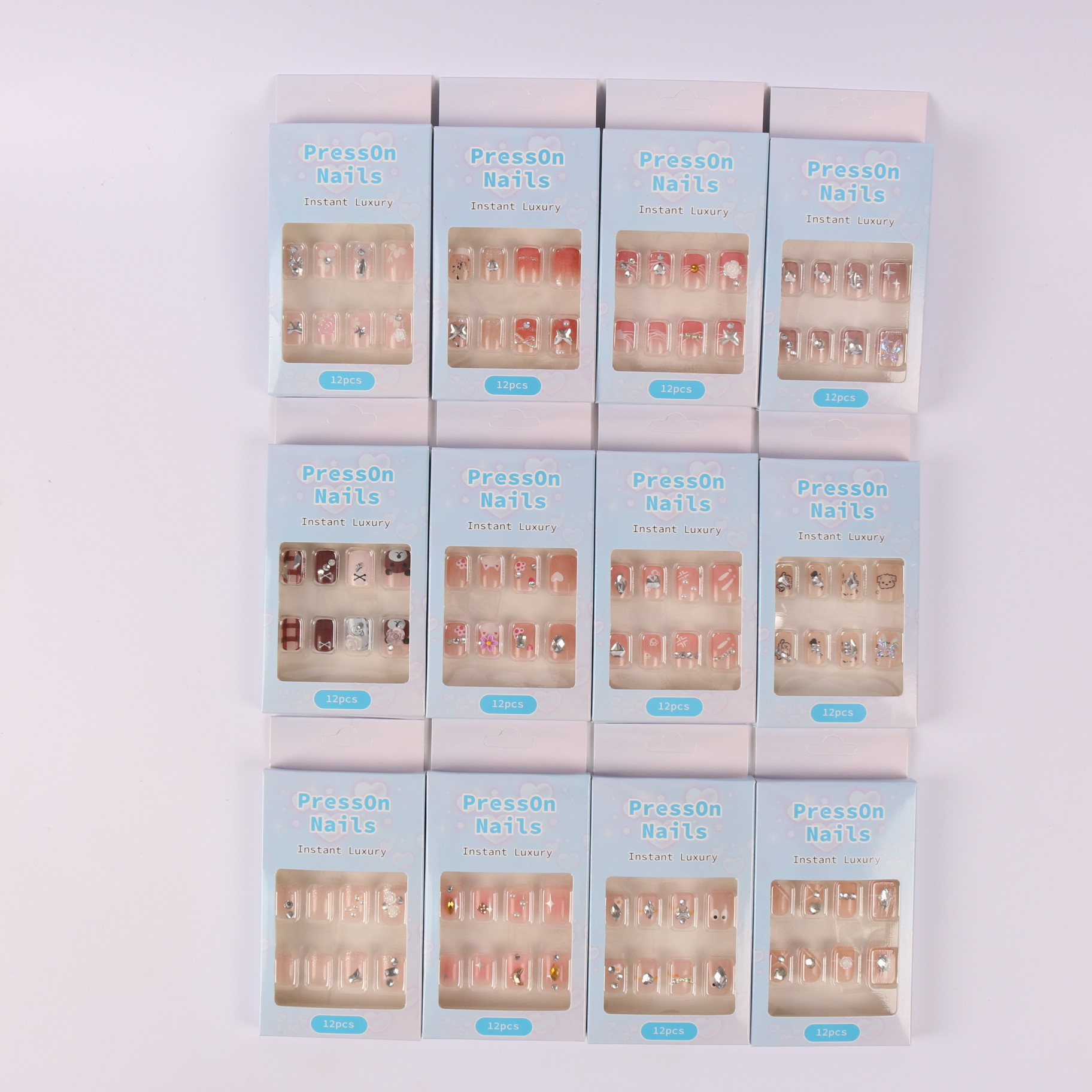 [Fábrica de origen] Uña de desgaste transfronteriza nueva pieza de manicura falsa, productos terminados de pieza de uñas desmontable image 11