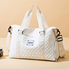 简约大容量旅行包男女款百搭登机行李袋轻便两件套孕妇待产包批发