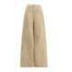 SY7609 New American Style Retro Jeans Women's Design Sense Stitching khaki Loose Wide Leg Straight Pants