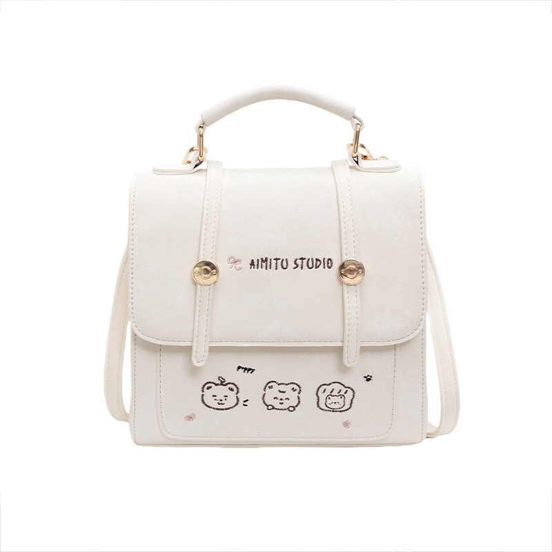 Women's Printed Handbag Versatile Casual Shoulder Bag Backpack_voghion.com