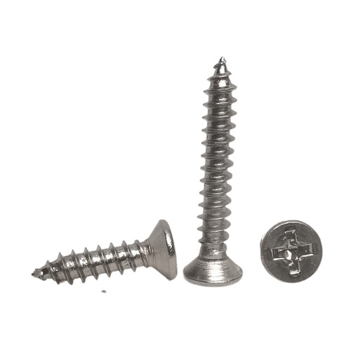 GB846 manufacturer wholesale cross countersunk head self-tapping screws 304/316 stainless steel M2M3M4 KA flat head screws