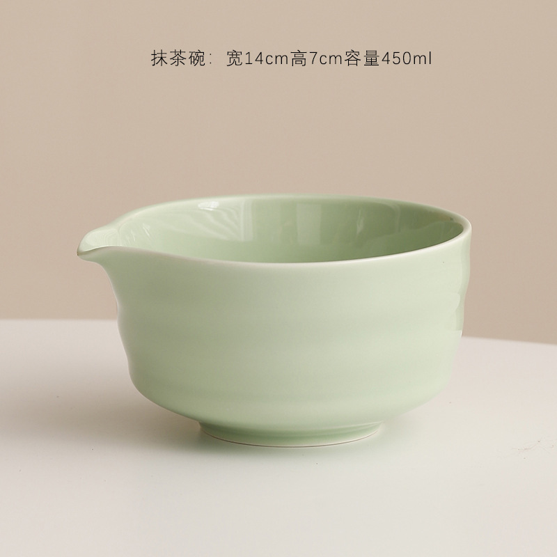 抹茶窑变4件套百本立茶筅立组合点茶抹茶打茶器工具套装创意|undefined