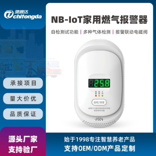 Nb Internet of Things Intelligent Gas Leak Automatic Cut-Off Alarm Home Kitchen Combustible Gas Detector Customization