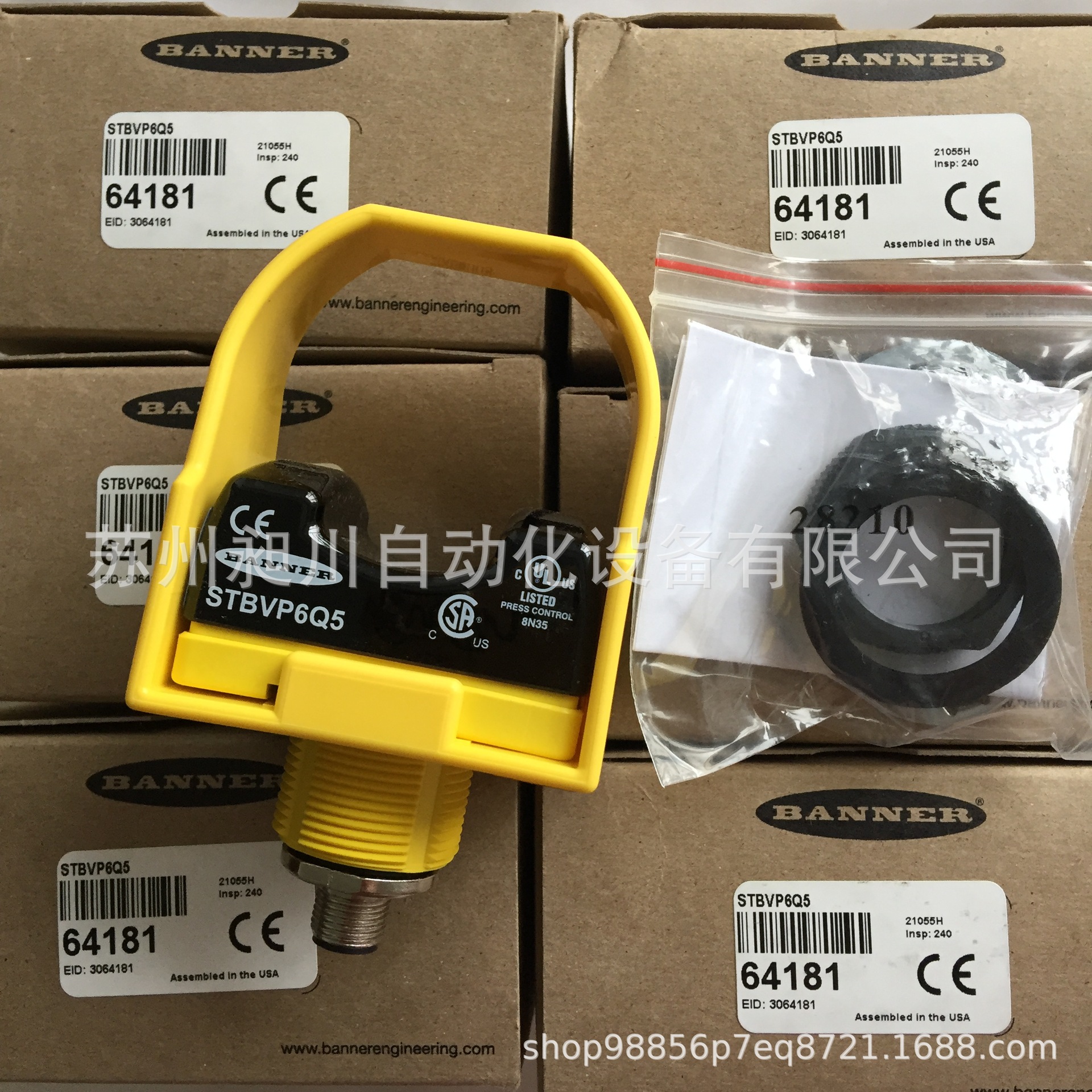 原装现货 邦纳BANNER STBVP6Q5 自检式触摸光电按钮 详询