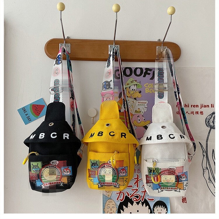 New Super Cute Superman Bag for Boys and Girls, Chest Bag, Crossbody Bag, Super Popular Cartoon Shoulder Bag, Mobile Phone Bag