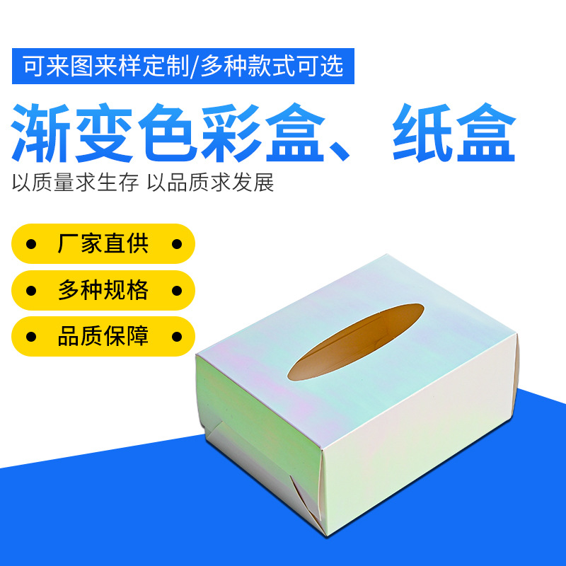 生产250g卡盒 300G白卡纸双插盒灯PVD镭射镀膜包装彩盒小批量批发
