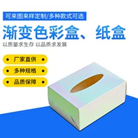 Производство Коробка для карт 250 г 300 г белая карточка бумажная двойная Штекерная коробка Лампа PVD лазерное покрытие упаковка цветная коробка мелкая партия оптом