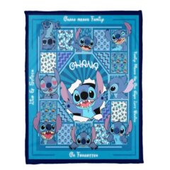 Stitchアニメ毛布超柔らかいフランネル毛布スティッチ子供用毛布3dプリントカスタマイズ模様