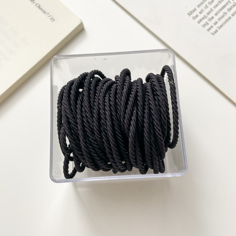 Tocado alto Cola de Caballo cabeza de bola banda de pelo Simple cuerda de pelo de verano de las mujeres