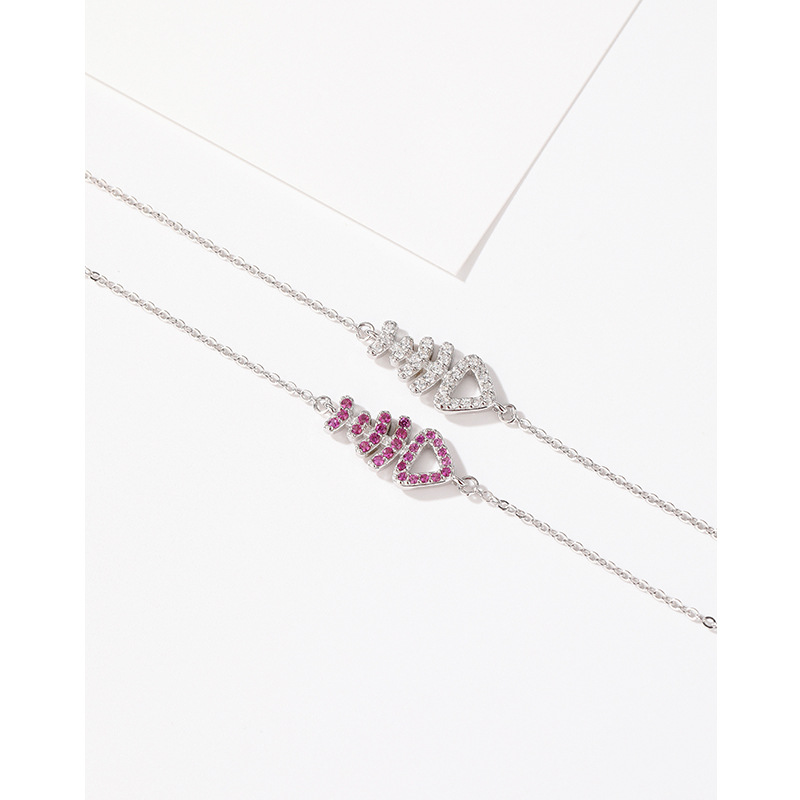 S925 plata esterlina pulsera de espina de pescado para niñas estilo coreano diamante incrustado ins nicho exquisito alto sentido pulsera para novia