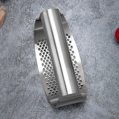 批發不鏽鋼廚房家用手動蒜蓉壓蒜器手動蒜泥搗蒜神器環形磨蒜器