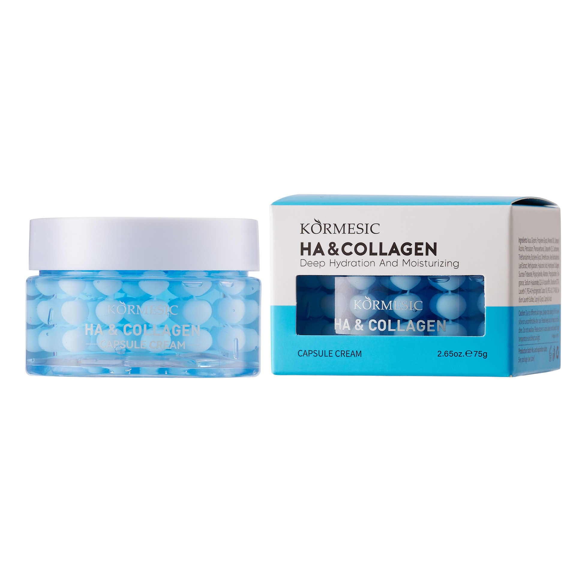 Transfronterizo KORMESIC oro y colágeno serie cápsula crema fabricantes de comercio exterior al por mayor humectante