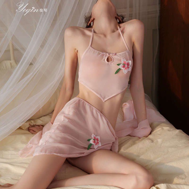 Sexy Lingerie Pure Desire Qqny Seductive Bellyband Nightgown Date Outfit High-End Stimulating No-Take-Off Small Chest Gathering Set 7449 Sexy Lingerie Pure Desire Qqny Seductive Bellyband Nightgown Date Outfit High-End Stimulating No-Take-Off Small Chest Gathering Set 7449