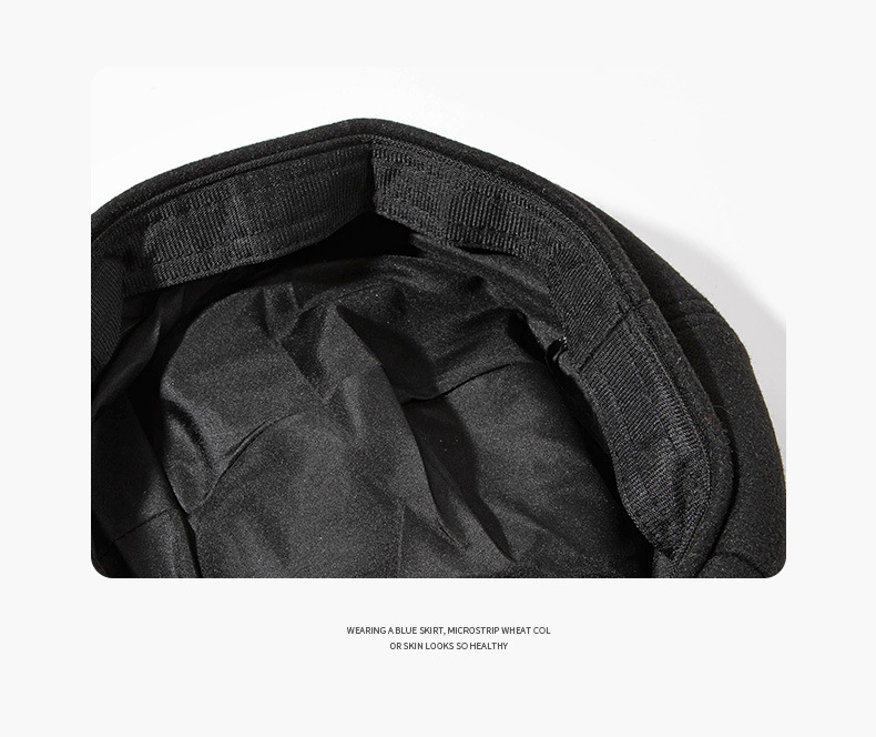 Neue schwarze Baskenmütze für Frühling und Herbst, Instagram-Internet-Prominente, Malermütze für Frauen im Sommer, kleines Gesicht, achteckig_voghion.com