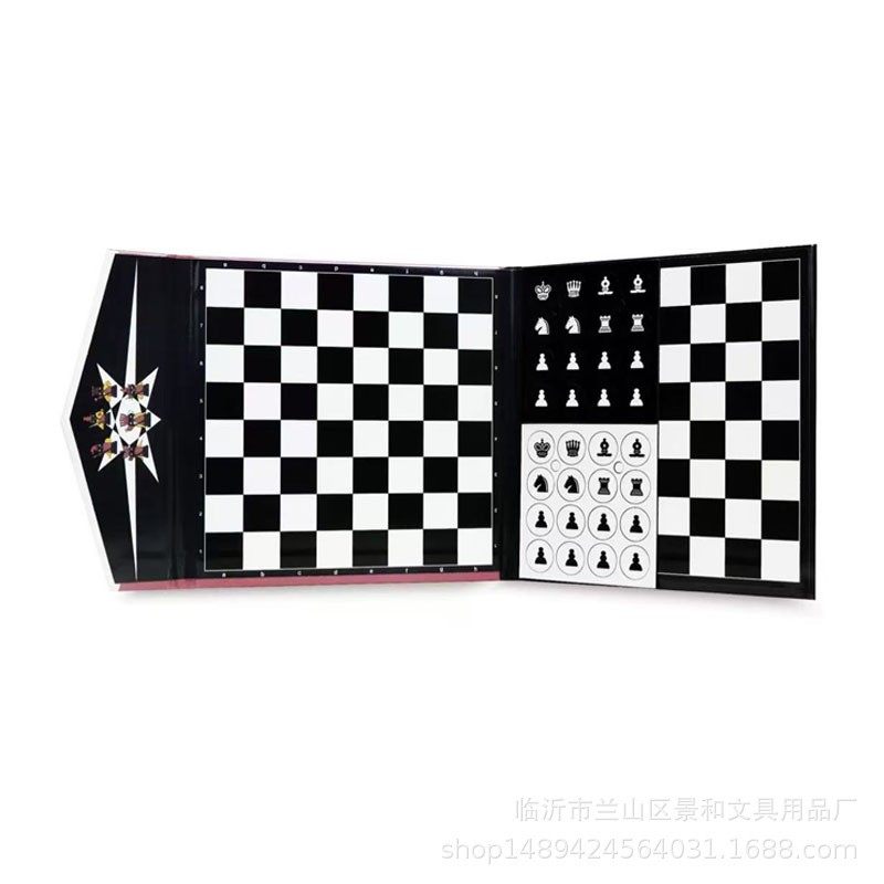 Folding magnetic handheld small chess