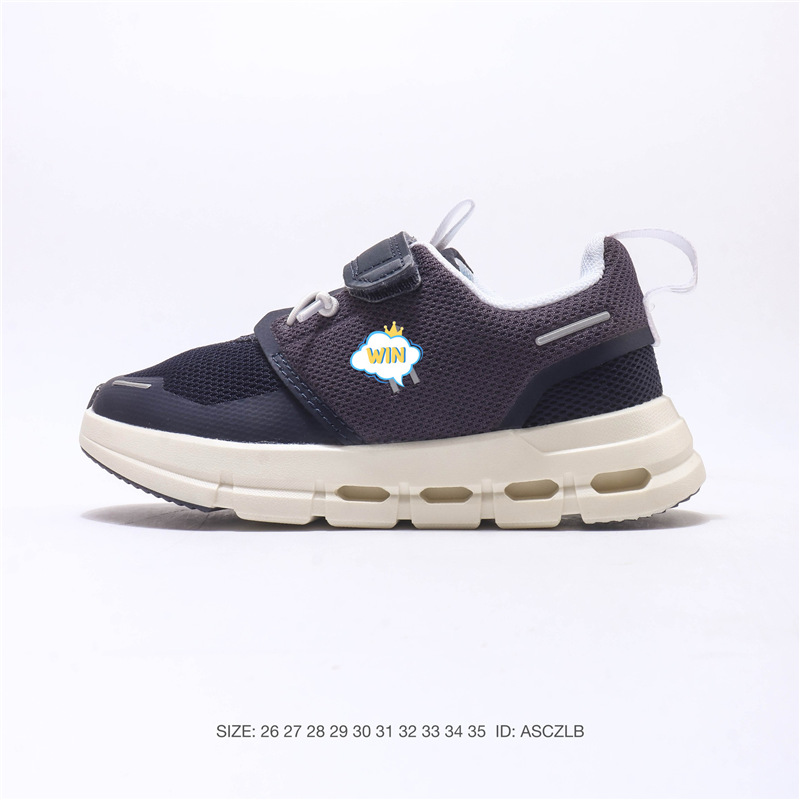 Putian shoes, children's shoes, On Cloud Play, children's sports shoes, casual thick-soled dad shoes, Velcro low-top sneakers