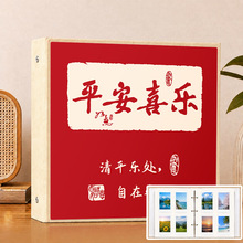 曼妮彩   绒布拍立得mini收纳本3寸卡套宝宝成长记录册相簿婚礼册