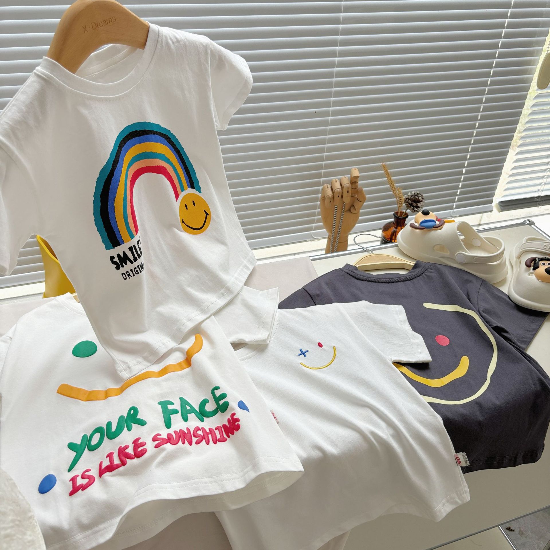 Summer children's cute quality T-shirt for men and women girl's