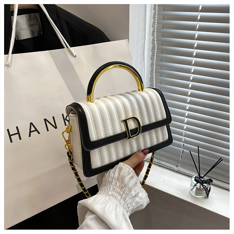 Hochwertige, leichte, luxuriöse, weiche Ledertasche mit bestickter Kette, kleine, duftende Tasche für Damen, vielseitige, modische Textur, One-Shoulder-Crossbody-Handtasche_voghion.com