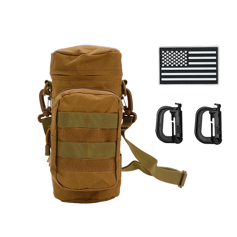 카키 + 스트랩 + 기능성 버클 2개 + PVC 플래그