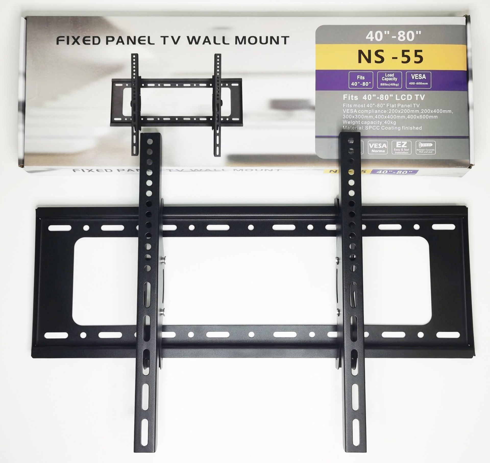 Nueva percha de TV engrosada hacia arriba y hacia abajo inclinada TV LCD colgante de pared 40-80 pulgadas soporte de TV universal al por mayor image 7