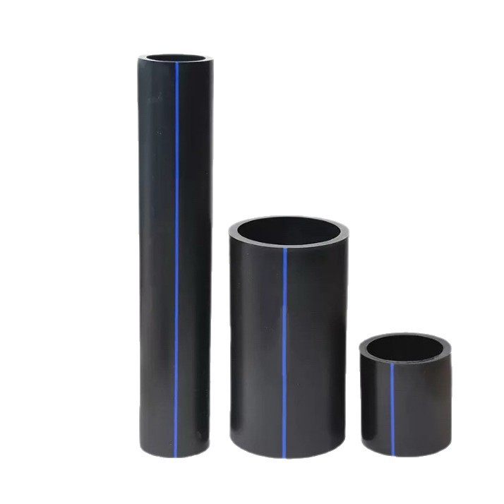 PE water supply pipe top pipe drag pipe manufacturer HDPE large-diameter polyethylene PE100 grade ne