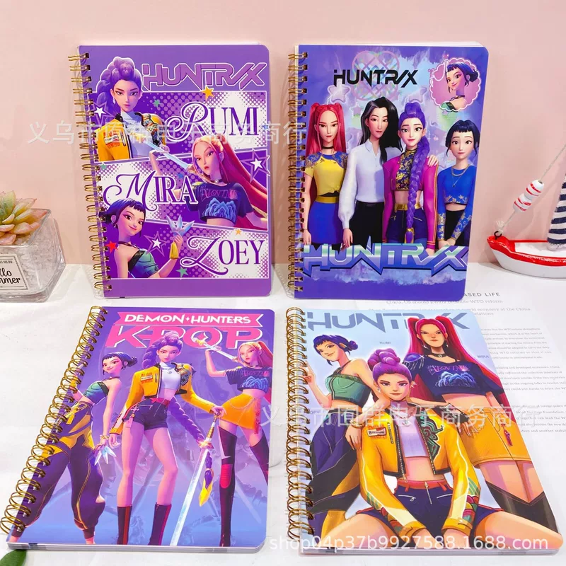 Foreign trade K-POP Witch Hunter Group A5 coil notebook creative peripheral primary school student classroom notepad color page notebook