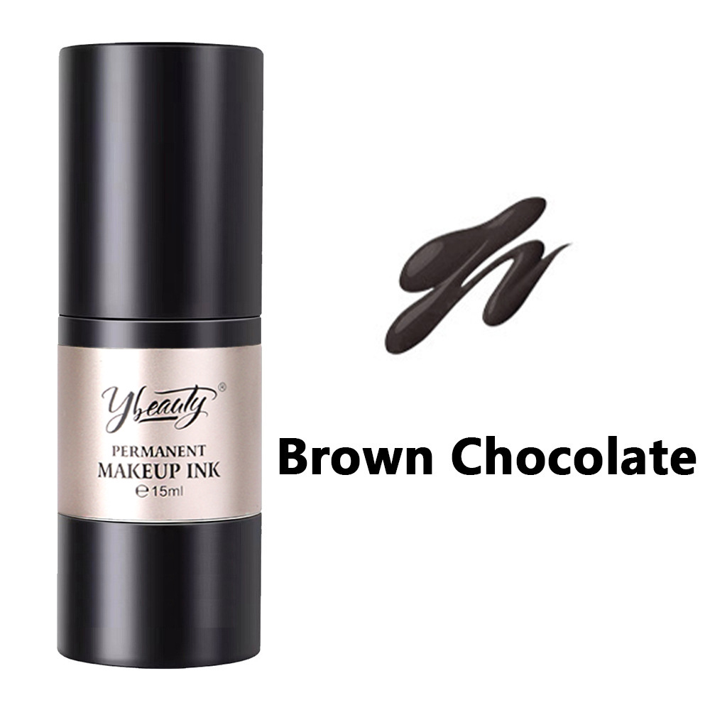 Ybeauty material de color de tatuaje 15ML planta fácil de colorear tatuaje de cejas niebla de cejas blanqueamiento de labios lentillas cosméticas línea de leche de color profesional
