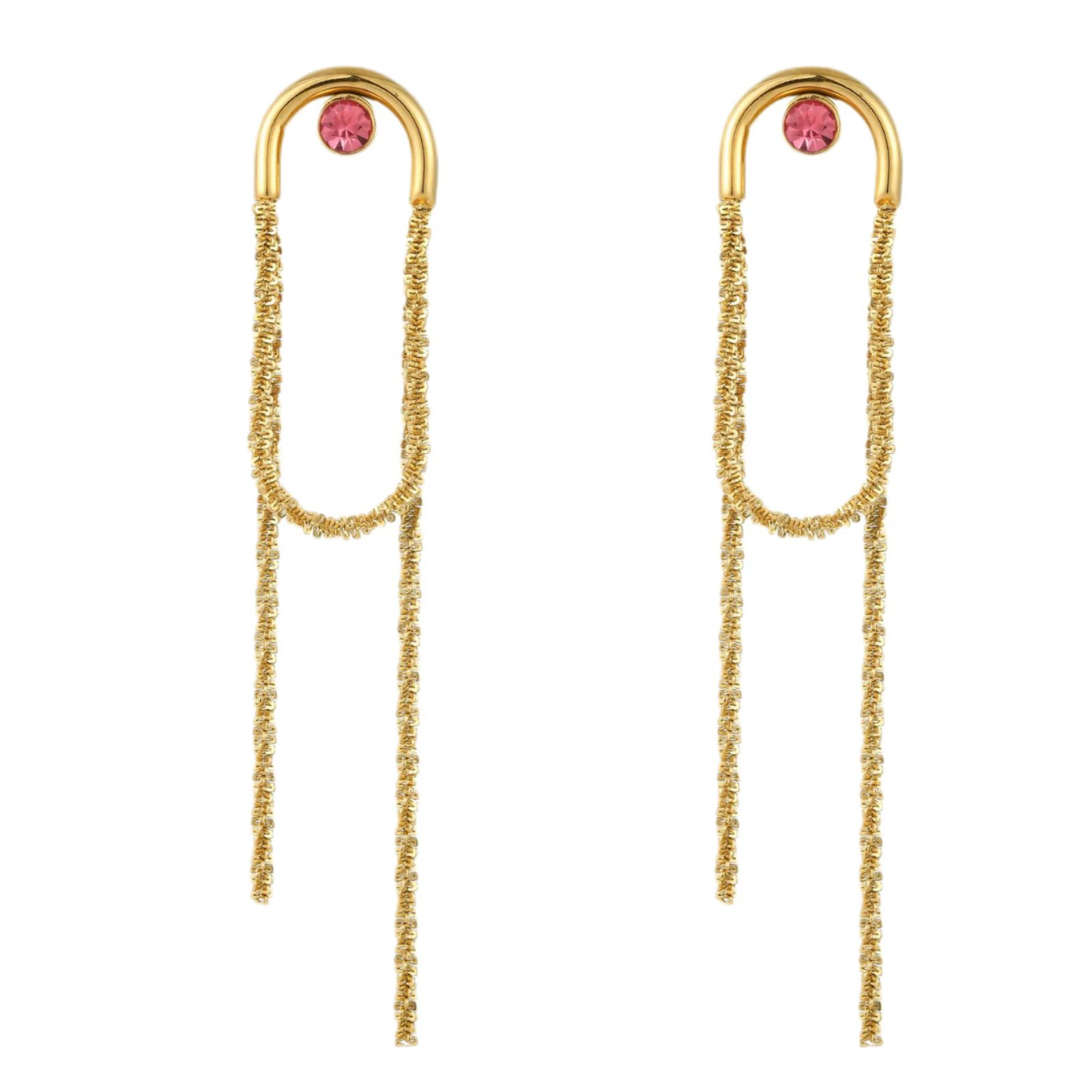 Ear clips stainless steel, earrings, french style, does not fade, gold and silver