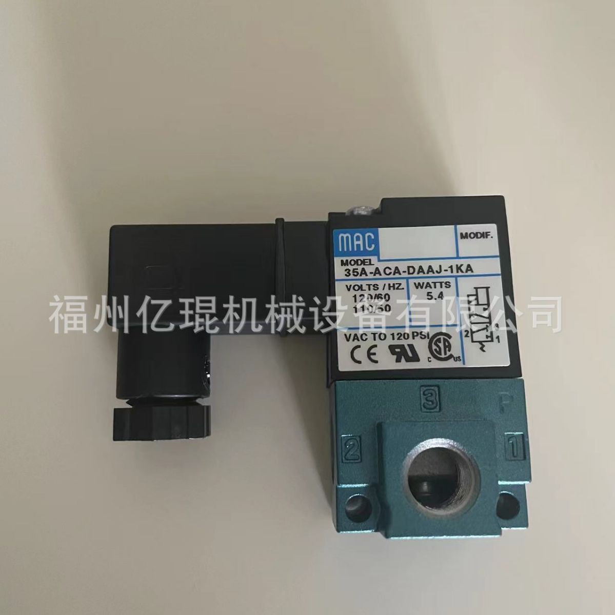供应美国原厂两位三通MAC电磁阀35A-B00-DDEA-1BA现货