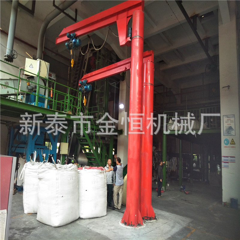 墙壁吊 固定式电动旋转单臂吊 小型简易墙壁式独臂吊 5吨悬臂吊