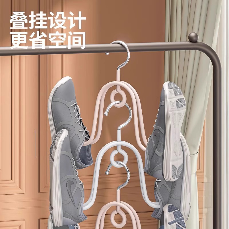 2026新款晒鞋挂钩鞋架子简易晾晒鞋子神器室外阳台鞋挂窗外挂鞋子