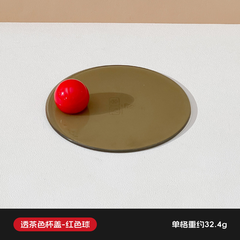轻奢通用杯盖办公室水杯防尘盖陶瓷杯玻璃杯ins透明塑料杯盖10cm|undefined