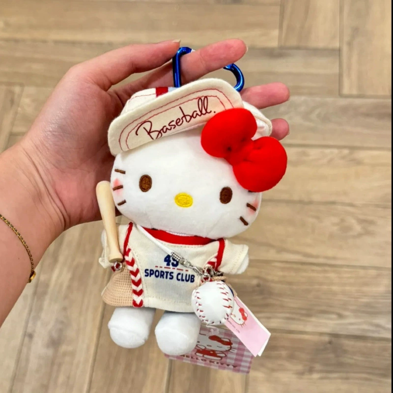 Hello Kitty, sanrio, оригинальная плюшевая кукла, брелок, подвеска