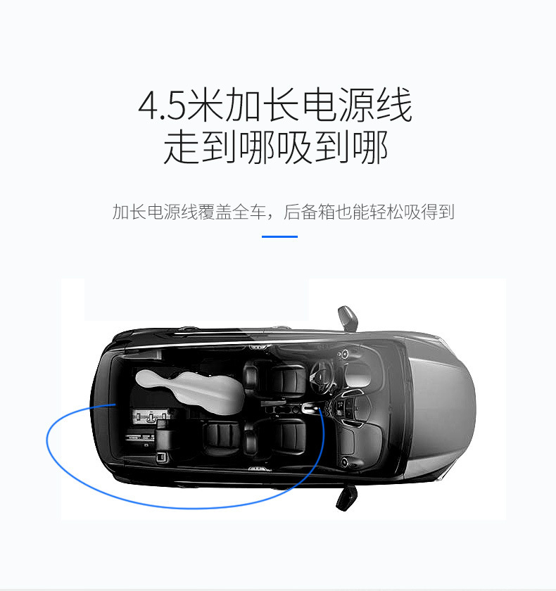 Ulite Car Vacuum Cleaner for Automobiles, High-Power, Strong Suction, Powerful Dry and Wet Dual-Use 608 Car Vacuum Cleaner