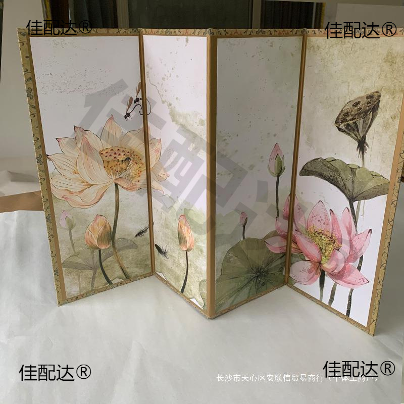 国画卡纸作品书法桌面小屏风宣纸折页空白册页熟生宣毛笔古风直销