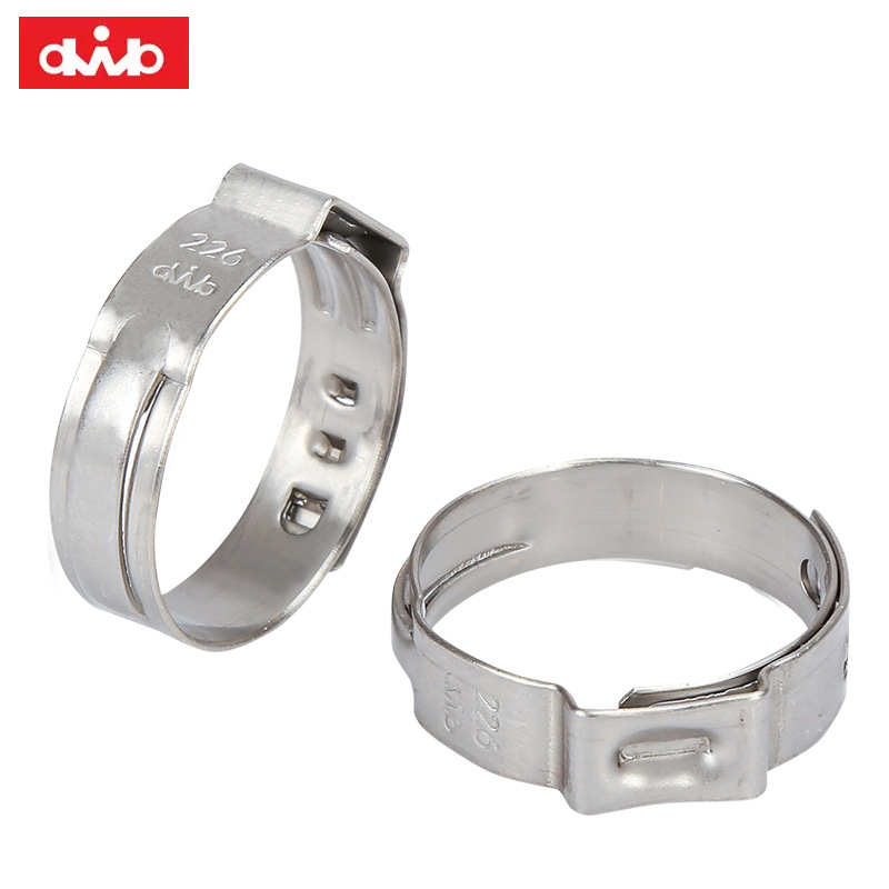 乐清东博dwb厂家现货耳型卡箍单耳喉箍304不锈钢喉箍软管夹