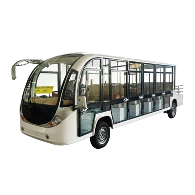 Elektrikli qolf avtomobilləri – sightseeing bus - fully-enclosed-7-row-chinese-bus