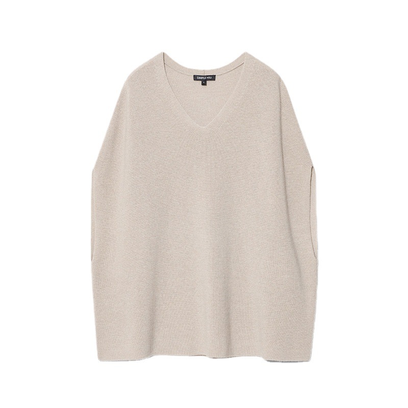 Nuevo estilo coreano Chaleco con cuello en V suéter blogger sentido alta ocultación carne moda casual de punto chaleco suelto ropa exterior de las mujeres image 7
