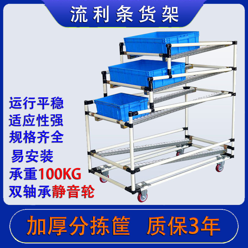 Customized Flow Racks, Wire Rod Material Racks, Sliding Rail Turnover Carts, First-In-First-Out Flow Racks Customized Flow Racks, Wire Rod Material Racks, Sliding Rail Turnover Carts, First-In-First-Out Flow Racks