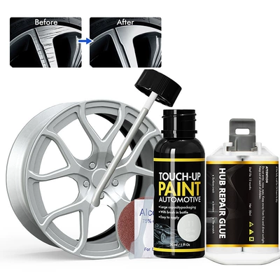 for Wheel Hubs, Scratch Repair – Avtomobil boya qələmləri - silver-gray
