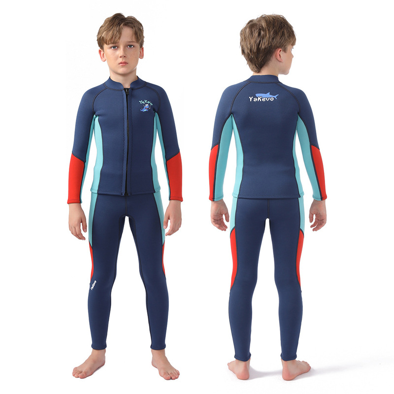 Muta da sub per bambini a maniche lunghe protezione solare surf_voghion.com