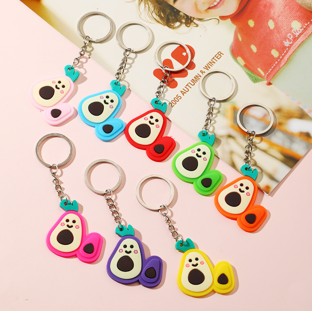 Cute Fruit Resin Bag Pendant Keychain display picture 1