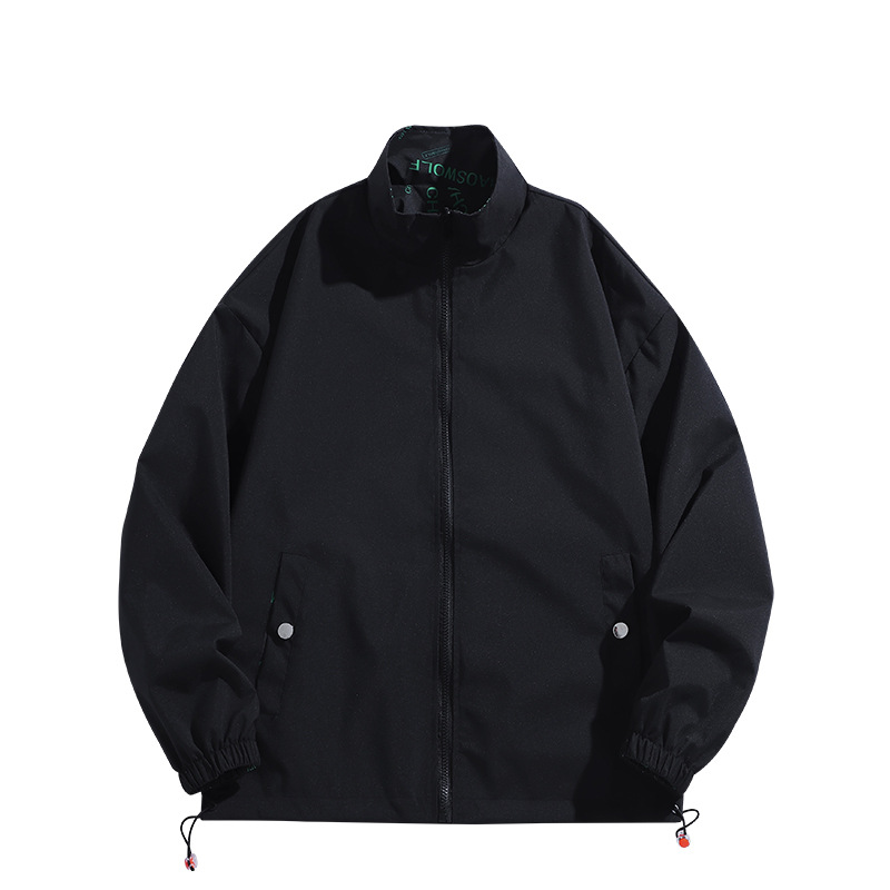 Men's Clothing exclusive double sided jacket for men in spring and autumn, trendy and versatile, handsome and casual couple jackets,tops_voghion.com