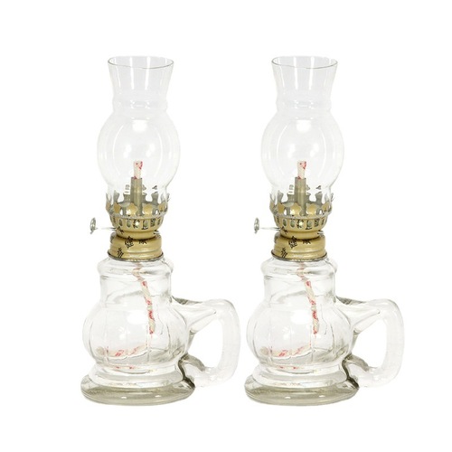 Retro old-fashioned kerosene lamp head housewarming ever-bright lamp horse lantern alcohol lamp lamp emergency lighting wedding fire water lamp