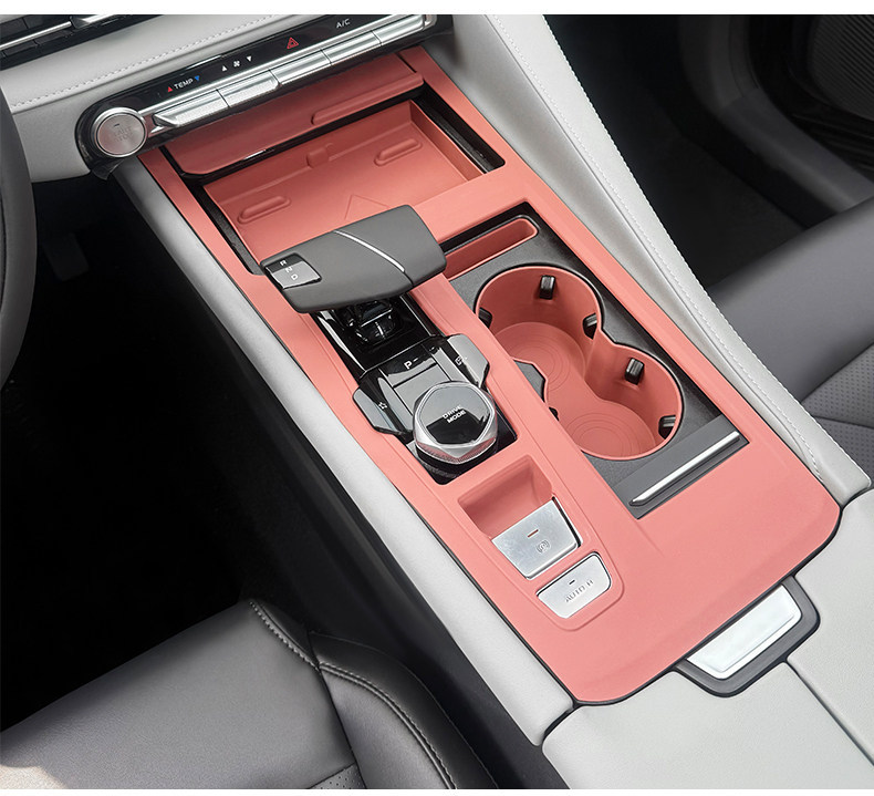 Changan Second and Third Generation Cs75Plus Center Console Gear Shift Silicone Protective Pad, Door Window Button Anti-Slip Mat Modification